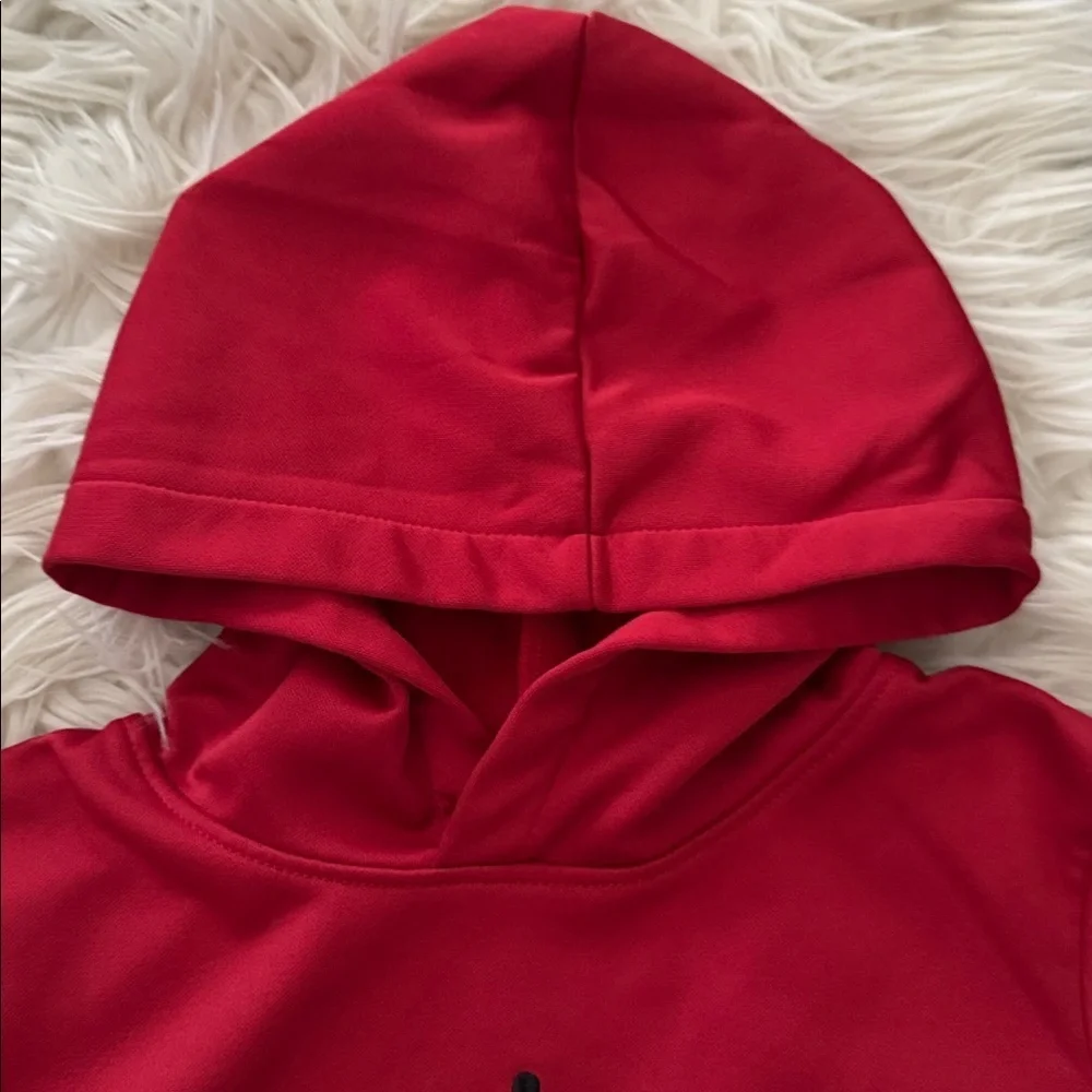 Jordan Red Fleece Hoodie